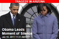 Obama Leads Moment of Silence