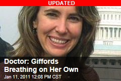 Doctor: Giffords Breathing on Her Own