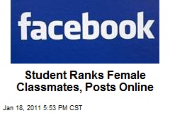Student Ranks Female Classmates, Posts Online