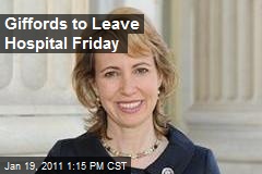 Giffords to Leave Hospital Friday