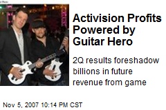 Activision Profits Powered by Guitar Hero