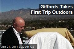 Giffords Takes First Trip Outdoors