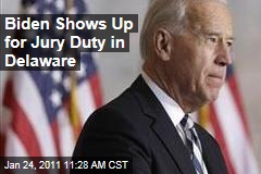 Biden Shows Up for Jury Duty in Delaware