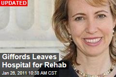 Giffords' Leaves Hospital for Rehab