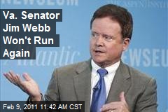 Va. Senator Jim Webb Won't Run Again