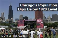 Chicago's Population Falls Below 1920 Levels: 2010 Census