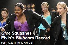 Glee Beats Elvis Presley's Record on Billboard's Hot 100 Chart
