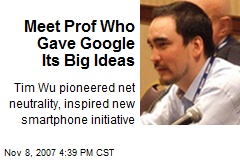 Meet Prof Who Gave Google Its Big Ideas