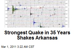 Strongest Quake in 35 Years Shakes Arkansas