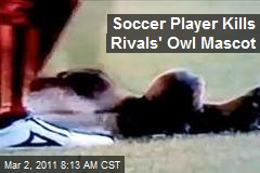 Soccer Player Kills Rivals' Owl Mascot