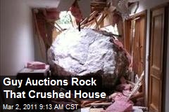 NZ Guy Auctions Rock That Crushed House