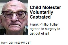Frank Phillip Tullier Castrated Voluntarily to Get out of Jail | Louisiana