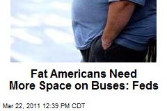 Fat Americans Need More Space on Buses: Feds