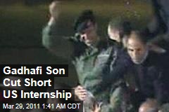 Gadhafi Son Khamis Was in US on Internship