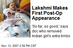 Lakshmi Makes First Post-Op Appearance