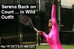 Serena Williams Back on Tennis Court ... in Hot Pink