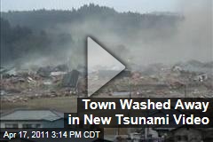 New Japan Tsunami Video Shows Town Washed Away as Residents Flee