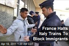 France Halts Italy Trains To Block Immigrants