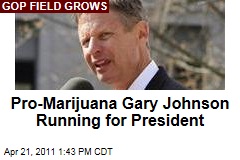 Libertarian Gary Johnson Will Run for President, Wants to Legalize Pot
