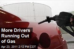 More Drivers Running Out of Gas