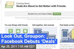 Facebook Deals Launches, Targets Groupon, LivingSocial