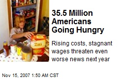 35.5 Million Americans Going Hungry