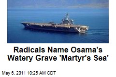 Radicals Name Osama bin Laden's Watery Grave 'Martyr's Sea'