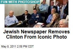 Hillary Clinton Removed From Iconic White House Situation Room Photo in Hasidic Jewish Newspaper