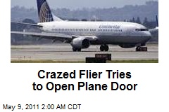 Crazed Flyer Tries to Open Plane Door