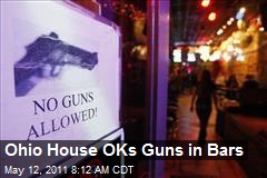 Ohio House OKs Guns in Bars