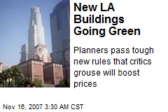New LA Buildings Going Green