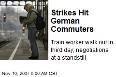Strikes Hit German Commuters
