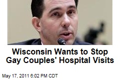Wisconsin Governor Scott Walker Wants to End Hospital Visitation Rights of Gay Couples