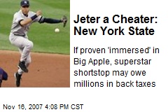 Jeter a Cheater: New York State