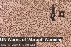 UN Warns of 'Abrupt' Warming