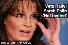 Sarah Palin's Rolling Thunder Appearance: Veterans' Rally Organizers Say She's 'Not Invited'