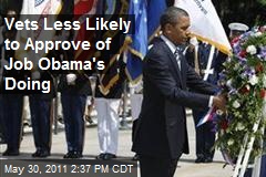 Vets Less Likely to Approve of Job Obama&#39;s Doing