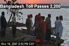 Bangladesh Toll Passes 2,200