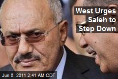 West Urges Saleh to Step Down
