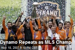 Dynamo Repeats as MLS Champ