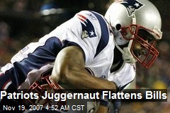 Patriots Juggernaut Flattens Bills