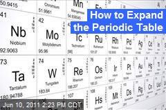 How to Expand the Periodic Table By Making a New Element