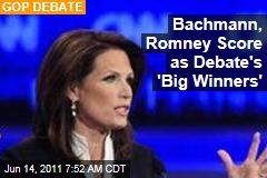 GOP Debate Winners Were Michele Bachmann, Mitt Romney, Pundits Say