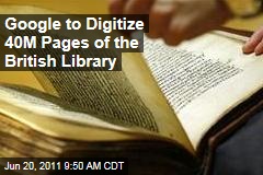 Google, British Library Deal: Google Scan, Digitize 250,000 Books