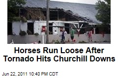 Louisville Tornado Damages Churchill Downs