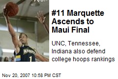 #11 Marquette Ascends to Maui Final