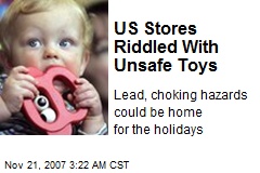 US Stores Riddled With Unsafe Toys