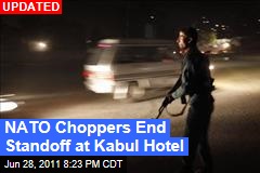 NATO Choppers End Standoff at Inter-Continental Hotel in Kabul; 7 Dead