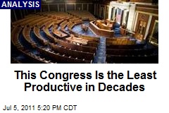 This Congress the Least Productive in Decades