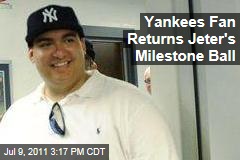 Yankees Fan Christian Lopez Returns Derek Jeter's Milestone Baseball
